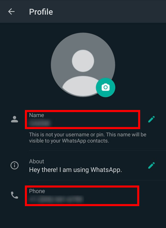 Cek Profil WhatsApp